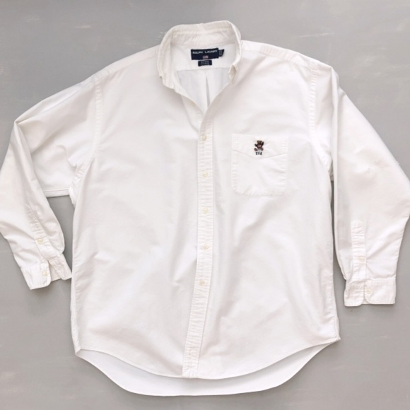Polo Ralph Lauren Other - RALPH LAUREN SPORT USA Men's White Big Shirt Large